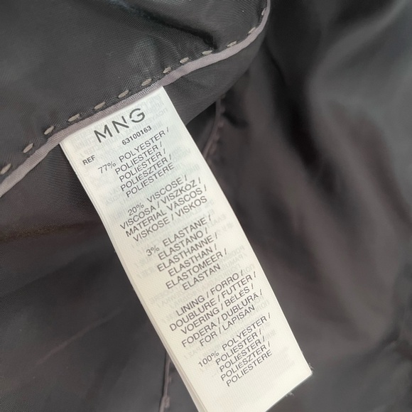 Mango Suits Women's Gray tailored Blazer size 4 - Picture 5 of 5